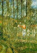 Camille Pissaro La Cote des Boeufs, The Hermitage oil painting